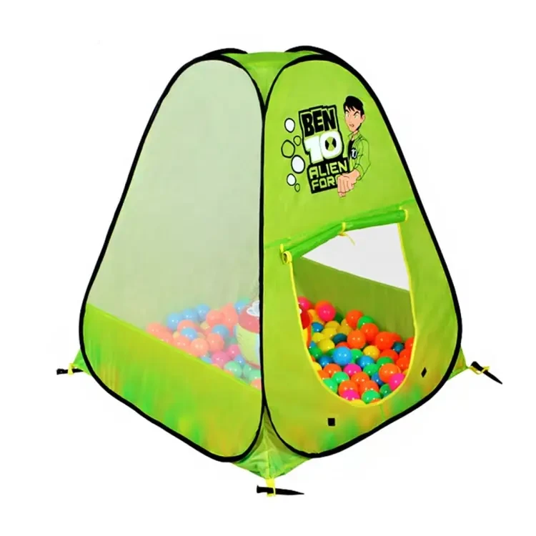 Ben 10 Tent House With 50 Ball - Green