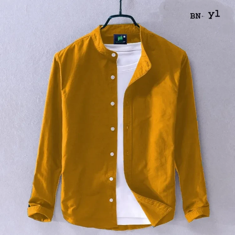 Band Gola Stylis Cotton Long Sleeve Casual Shirt For Men's HH Fashion