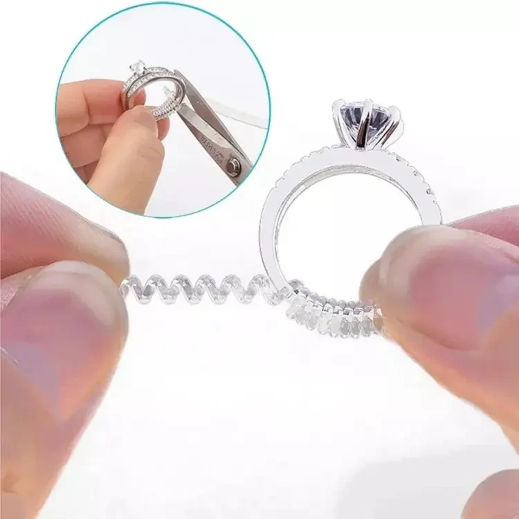 Adjust your ring size with a Titner spiral resizing tool - a fashionable and easy-to-clean ring accessory - Find the Perfect Fit.