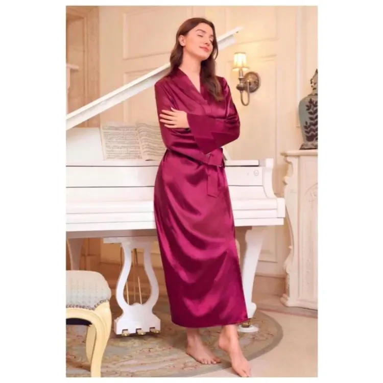 Classic Silk Robe nightwear for woman