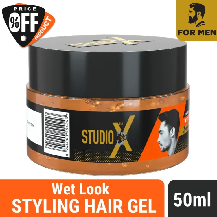 Studio X Wet Look Hair Gel 50ml