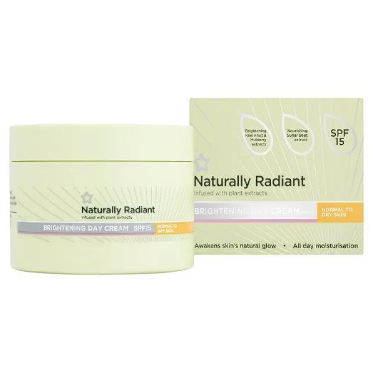 Superdrug Naturally Radiant Brightening Day Cream Normal To Dry 75ML