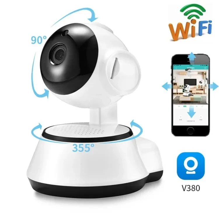 V380 IP Camera HD Cloud Smart Home Wireless Intelligent Auto Tracking of Human Surveillance Camera CCTV Network Wifi Camera