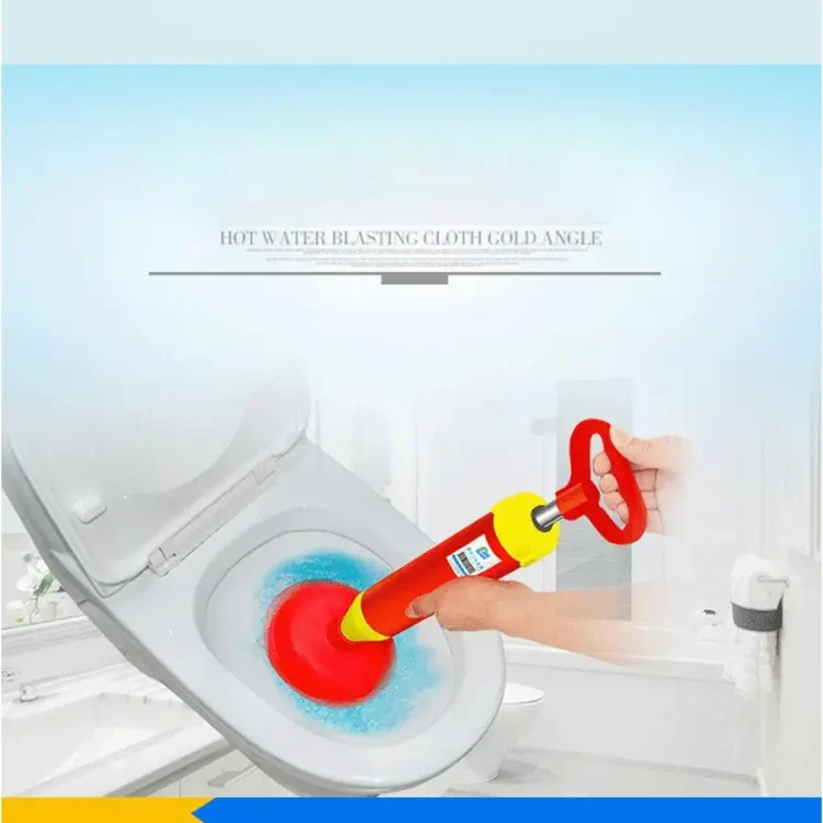 Drain Plunger Flexible Strong High Pressure Home Toilet Dredge Sewer Dredge Device