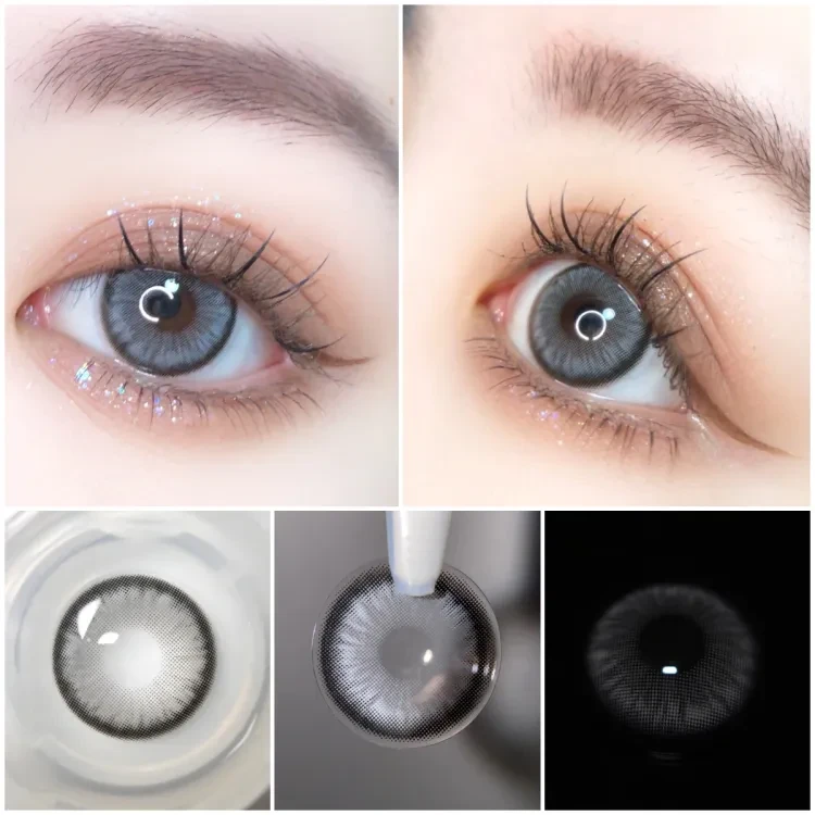 KSSEYE Diamond/Norko Gray Contact Lens with kit box(Lens case) K102
