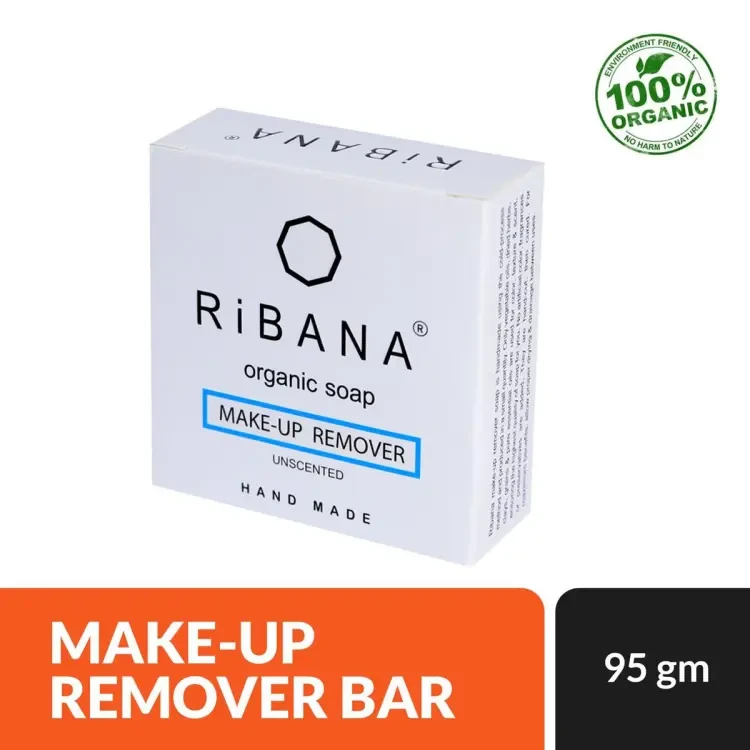 Ribana Organic Makeup Remover Beauty Soap Bar- 95gm