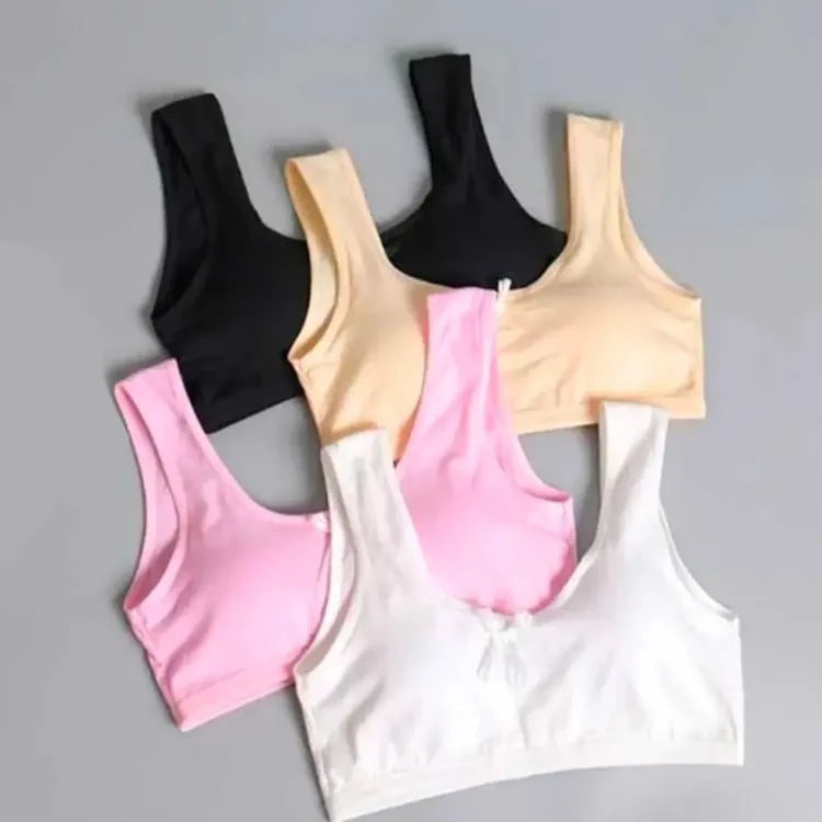 2 piece Semis sports cotton bra-teenagers bra