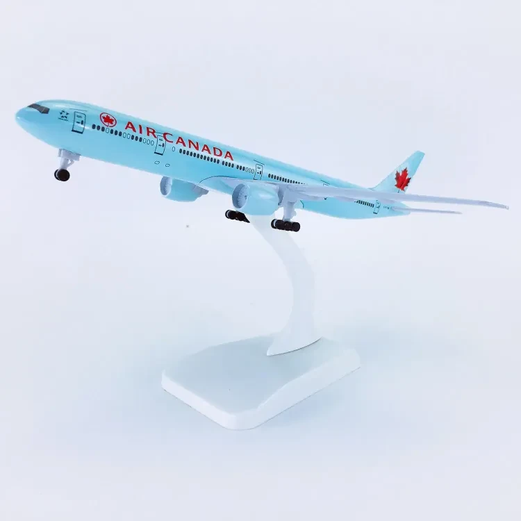 20cm Air Canada Boeing 777-300er Plane Model Diecast Alloy Toy Airplane