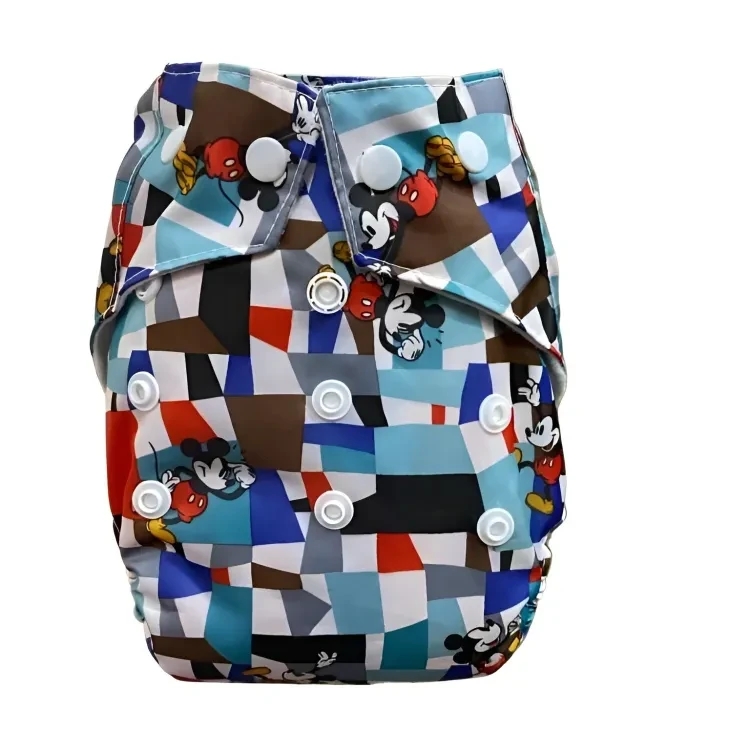 Washable Cloth Diapers for (0 m- 2 yr) with 2 pcs inner