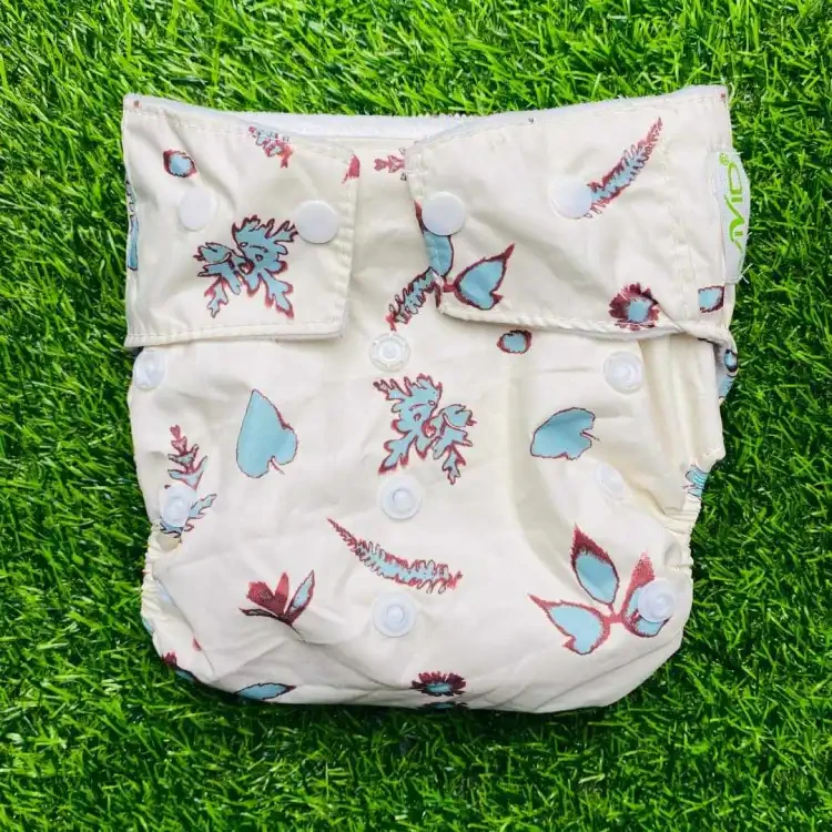 Washable Hot Print Cloth Baby Diaper Pant with 2 Pad 3 Layer