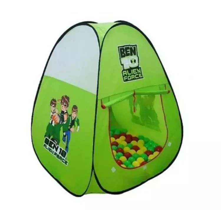 Tent Play House And Pit Ball Set For Kid - pink-50ball..
