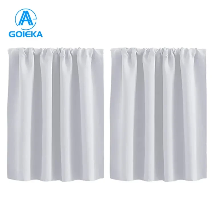 GOIKEA Small Blackout Curtains High Precision Blackout Bathroom Window Curtains Maximize Privacy Temperature Regulation Uv Resistant Southeast Asian Buyers' Choice Sunlight Blocking Curtains