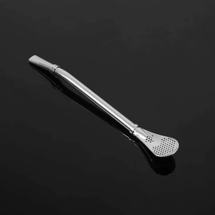 Drinking Straw Stainless Steel Yerba Mate Gourd Bombilla Spoons Reusable