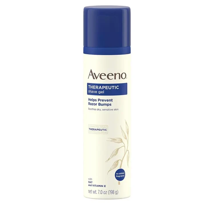 Aveeno Therapeutic Shave Gel with Oat and Vitamin E,198g