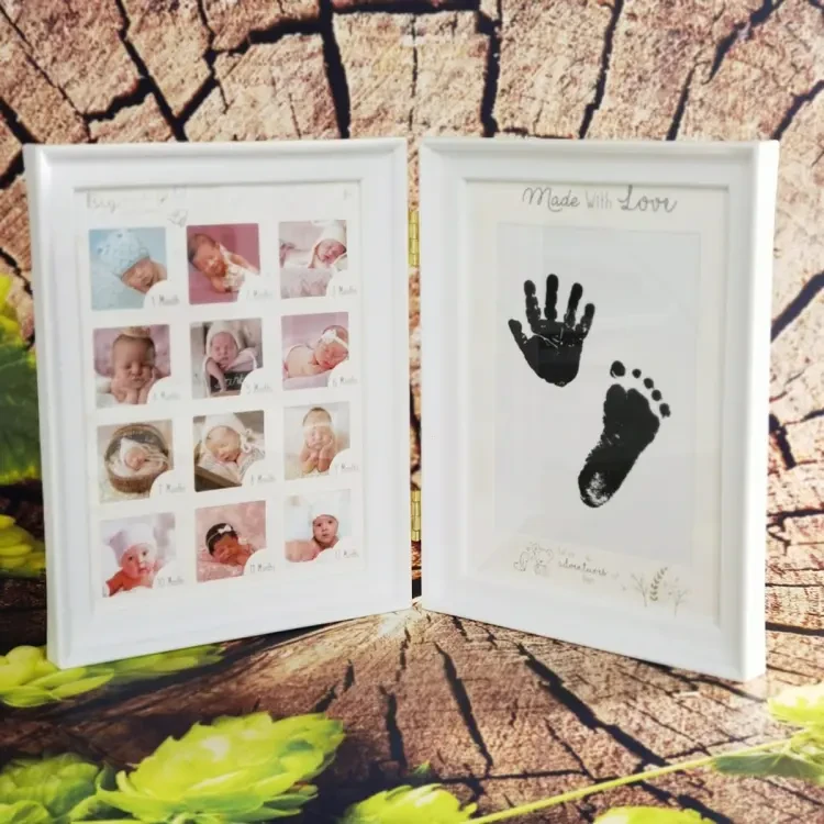 My First Year Baby Memory Kit | Baby Handprint Memory Kit | Baby Footprint Memory Kit | Inc Systemic Hand & Foot Print Memory Kit - Toy