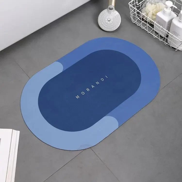 Anti-Slip Bathroom Mat - Water Absorbing Mat, Unique Bathroom Mat