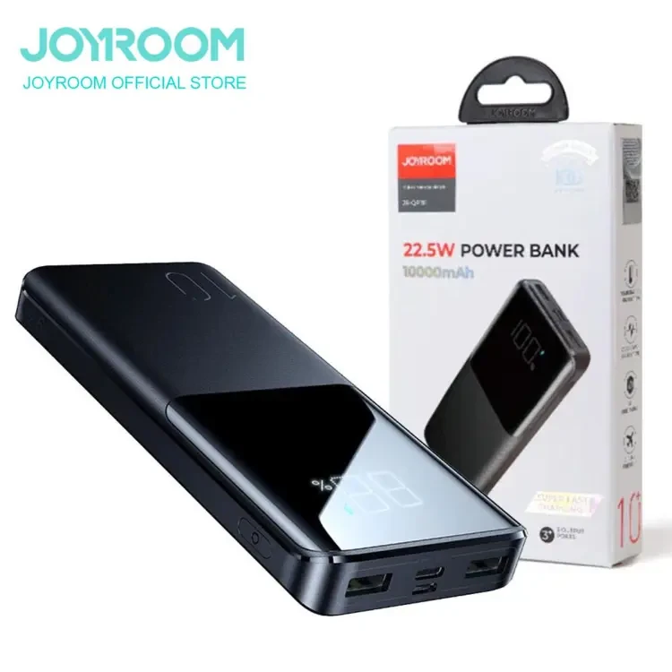 Joyroom JR-QP191 10000mAh 22.5W LED Display Battery Status Monitoring Power Bank