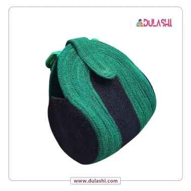 Jute Made Tabla Style Ladies Handbag Multi Color