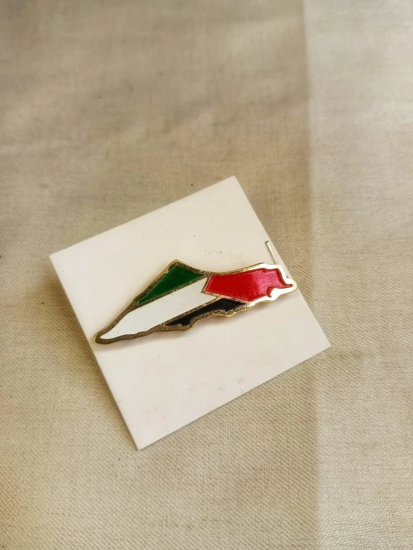 Palestine Map coat pin / Lapel pin