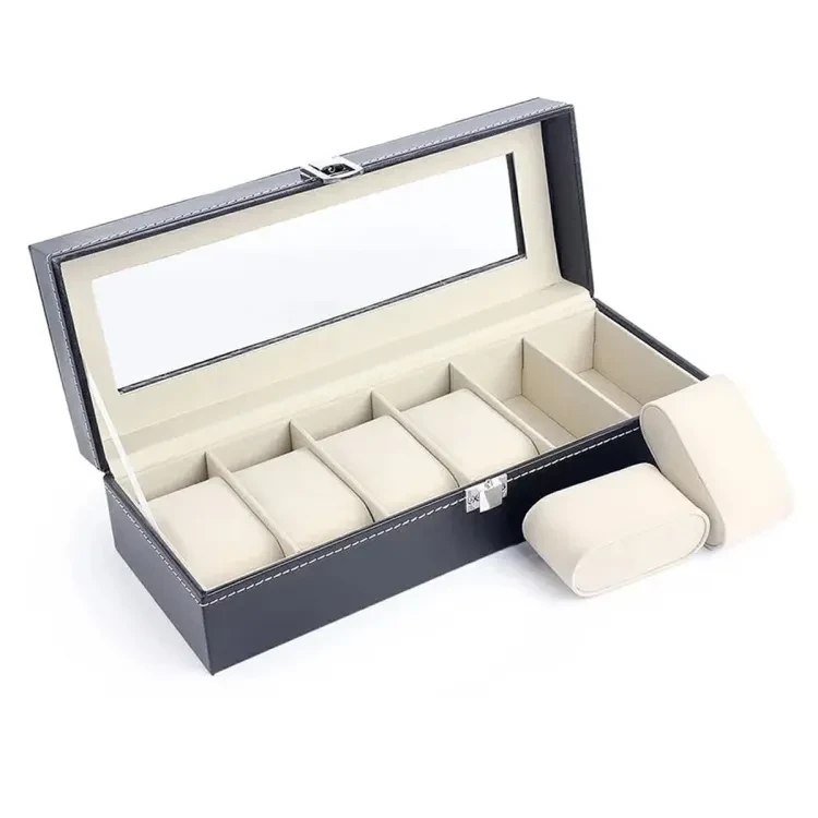 6 slot clock box beautiful clock box - Contains enduring appeal and value - Creative and unique design elements - Style & Luxe