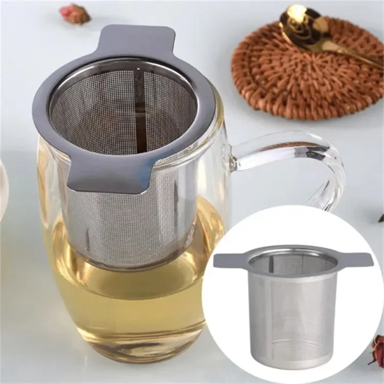 Heat Resistant Stainless Steel Tea Infuser Reusable Tea Spice Strainer Teakettle Tea Filter