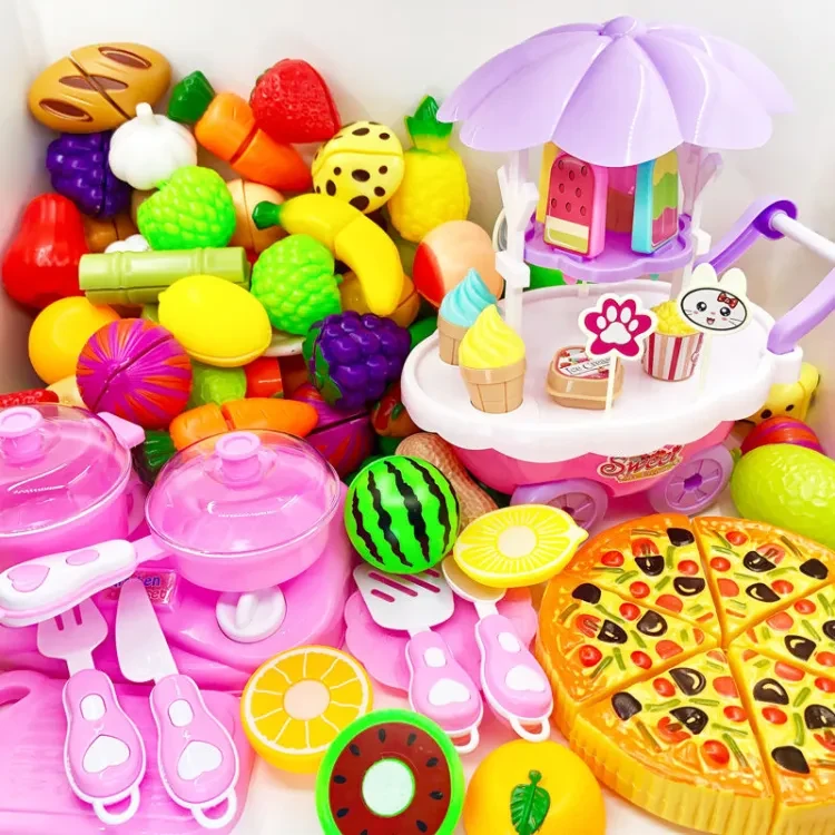 Fruit Cut Play House Children's Toys Baby Boy Toys Baby Girl Vegetable Water Toys Kitchen Manufacturers