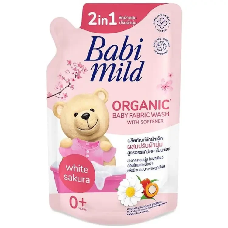 Babi Mild Fabric Wash Sakura Pack (600ml)