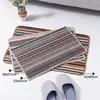 Colorful Stripe Doormat,Non Slip Entry Way by Mat Bathroom Rug Washable Bath Carpet for Bathroom