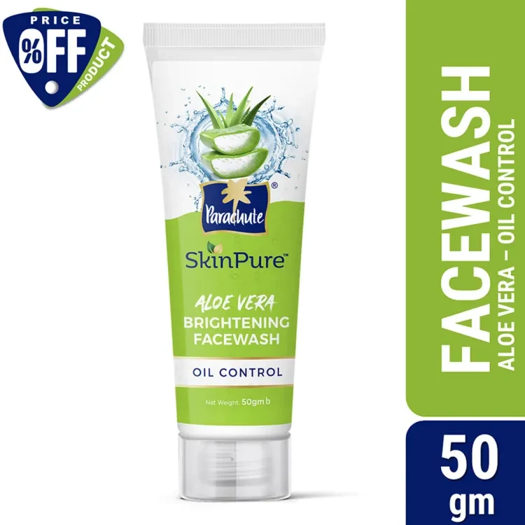 Parachute SkinPure Aloe Vera Brightening Facewash (Oil Control) 50gm