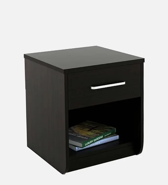 Royal Decor M06 Exclusive Black Bedside Table With Drawer