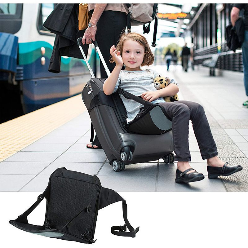 Seat Children Can Sit Lazy Folding with Baby Baby Safety Ratchet Tie down Portable