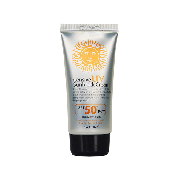 3W Clinic Intensive UV Sunblock Cream SPF50+ Pa+++ 70ml