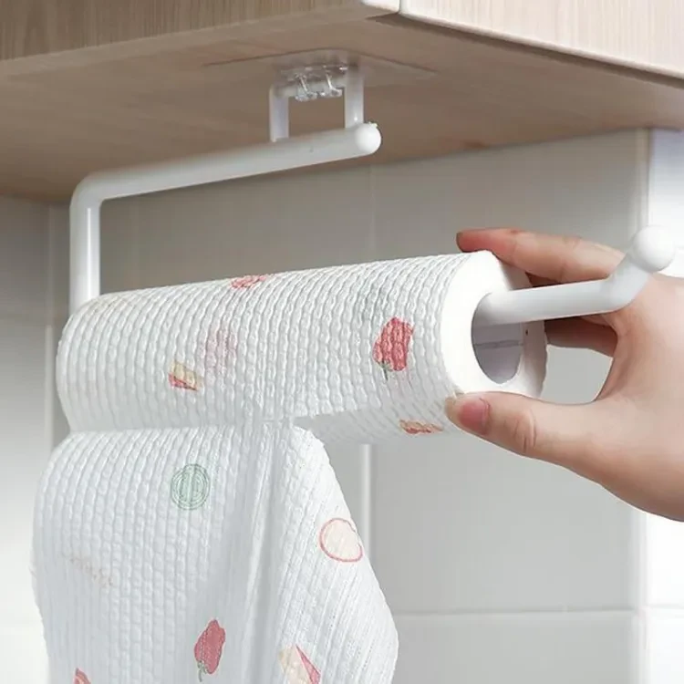 Hand Towel Toilet Film Wall Mounted Tissue Kitchen Roll Paper Holder Kitchen Tissue Holder