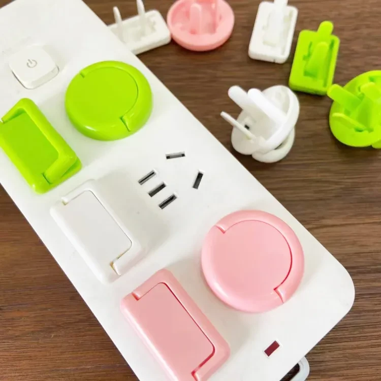 10 Pcs Child Safety Protection Socket Plug Protector Baby Electric Shock Protection Power Supply Cover Anti-Electric