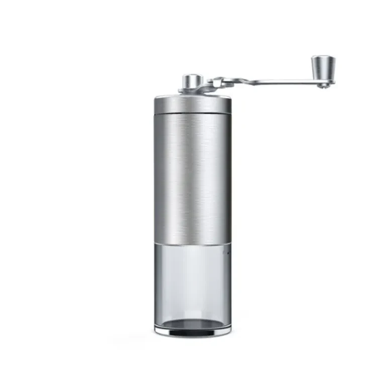 Portable coffee grinder coffee grinder with ceramic burrs 6/8 Adjustable settings Portable crank tool
