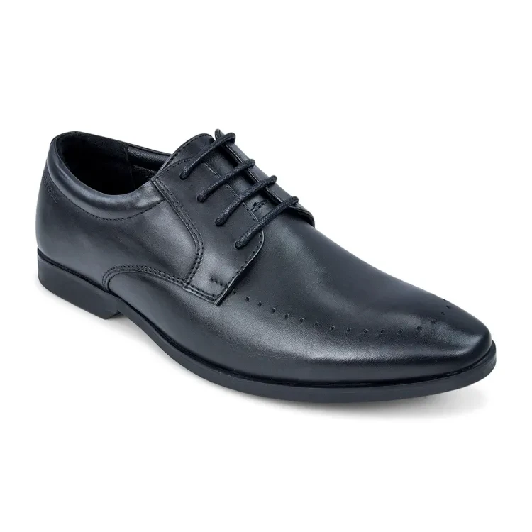 Hush Puppies Aaron Derby Formal Shoes - Black Lace-Up for Men.