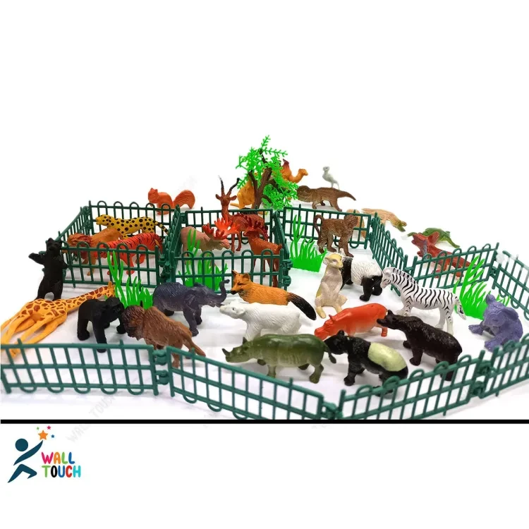 Mini Animal Zoo- Animal Play Sets More Than 25 Pieces (Model-1), 12 Pcs (Model-2)