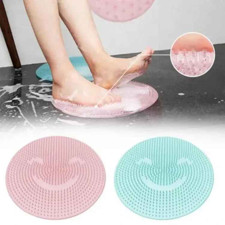 FexjaSilicone Bath Towel Body Brush Bath Belt Exfoliating Body Brush Belt Washing Shower Brush Bath Scrubber Skin Clean Brushes -1pcs