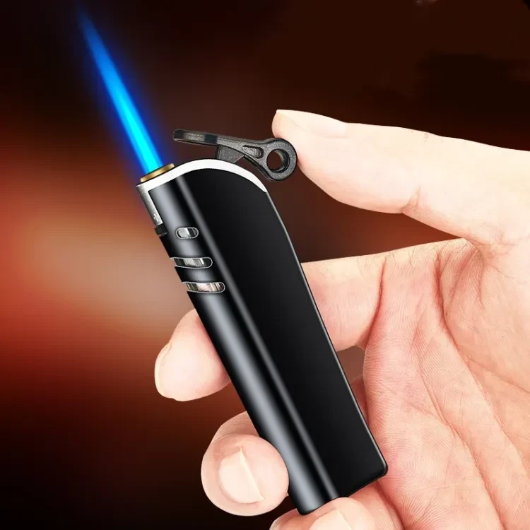 Multicolor troch Jet Windows Gas Lighter Windproof Refillable Butane Gas Lighter. Inflatable Lighter Gadgets for men Gas Refillable