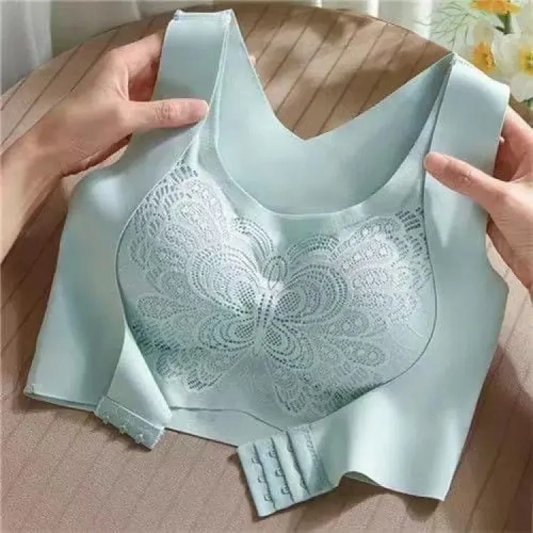 Craftsmanship and Trendy - Butterfly Bra Women's Double-Side Peacock Padded Bra - Progressively Better High-End Fashion