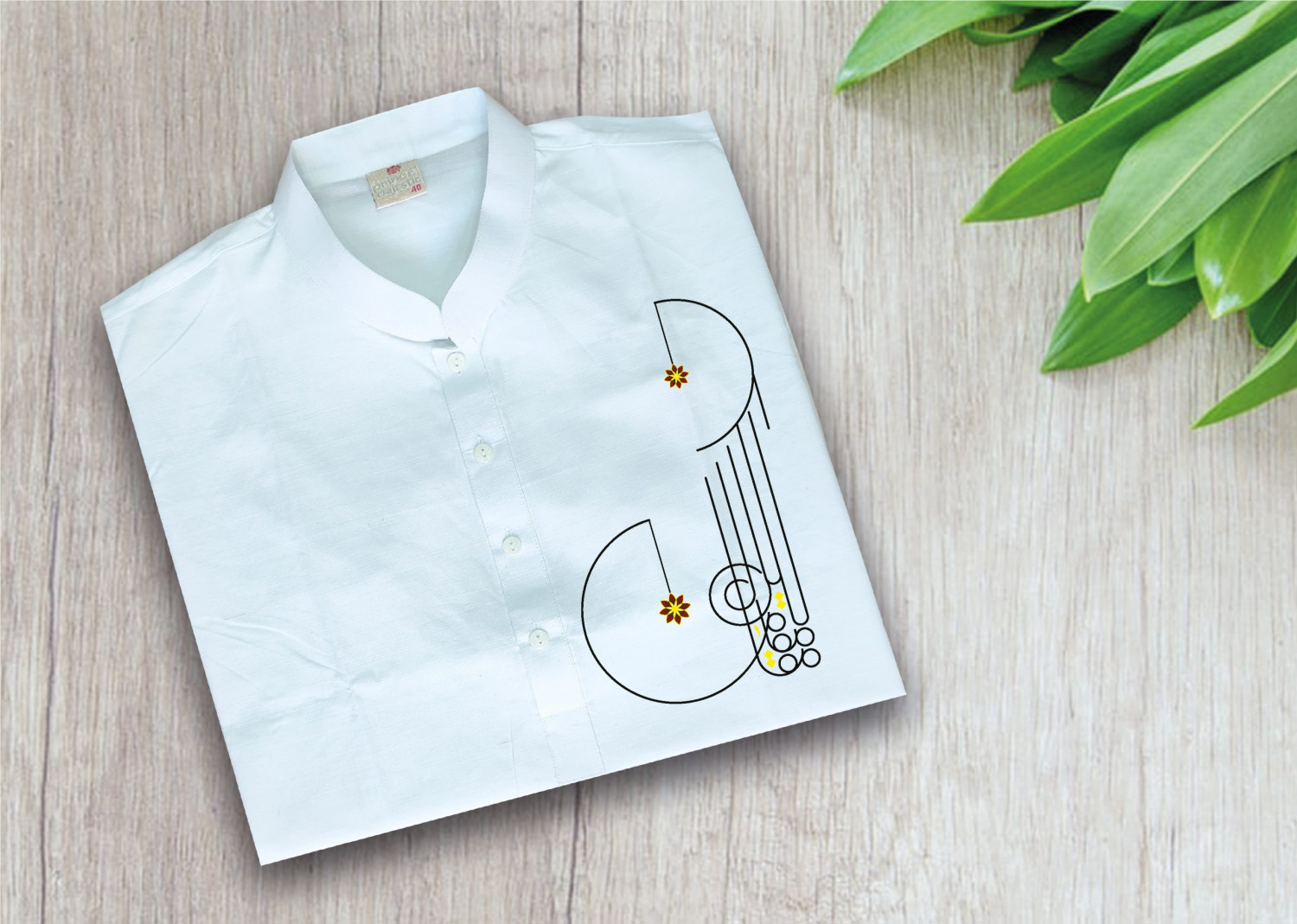 printed Cotton Exclusive Long Sleeve Panjabi for Man