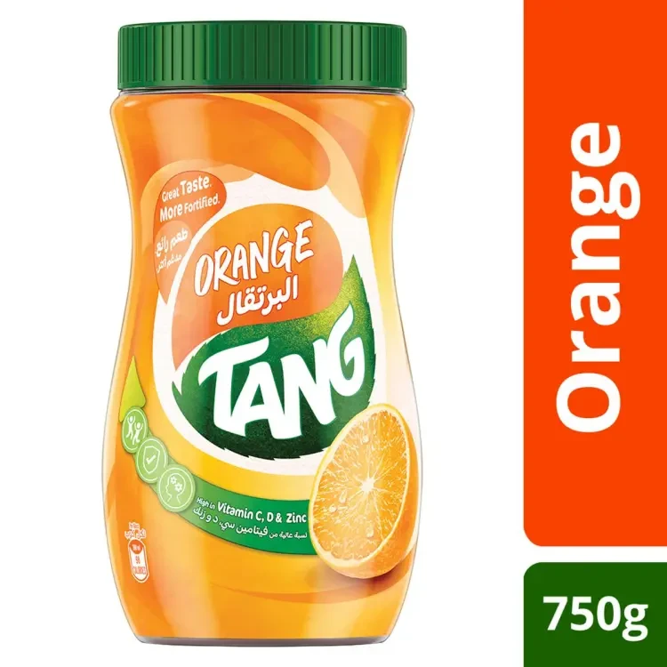 Tang Orange Flavoured Instant Drink Powder Jar 750gm