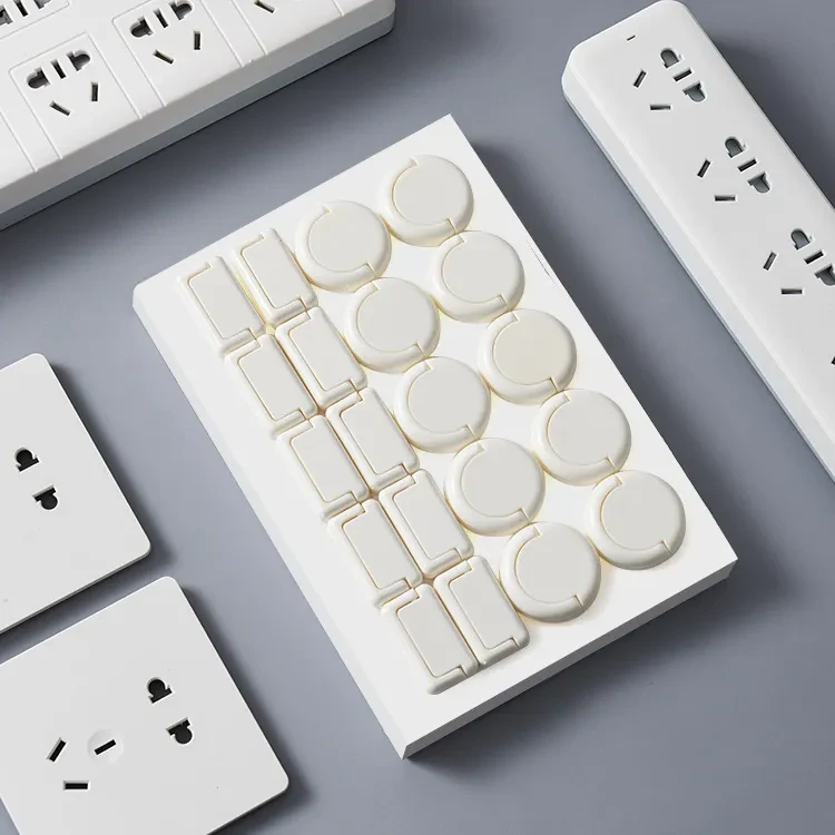10 Pcs (5 pcs 2 pin 5pcs 3 pin)Child Safety Protection Socket Plug Protector Baby Electric Shock Protection Power Supply Cover Anti-Electric