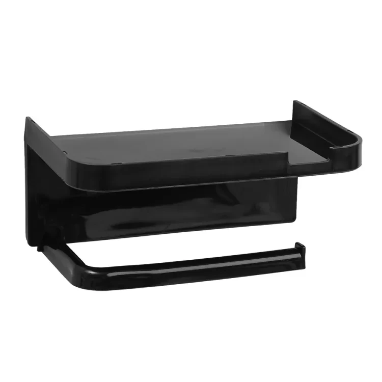 Bathroom Tissue holder Mobile phone Roll paper Storage rack Tissue Box Wall Mounted Drill Bathroom Accessory