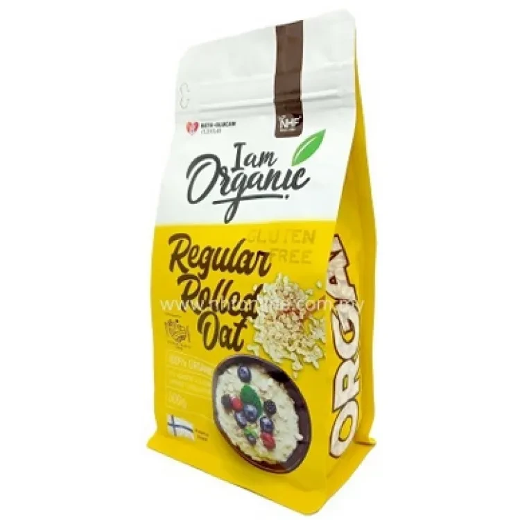 NHF Gluten Free Organic Regular Rolled Oat 500g