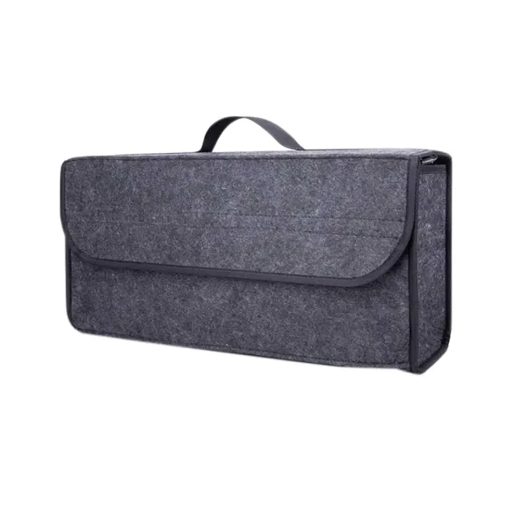 TOHAYIE Car Storage Organizer Bag Portable Foldable Car Trunk Storage Felt Cloth Storage Box Auto Interior Stowing Tidying Container Bags