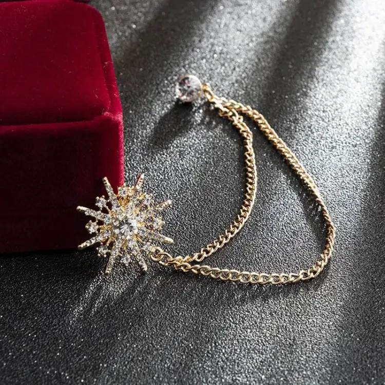 Star Brooch for men