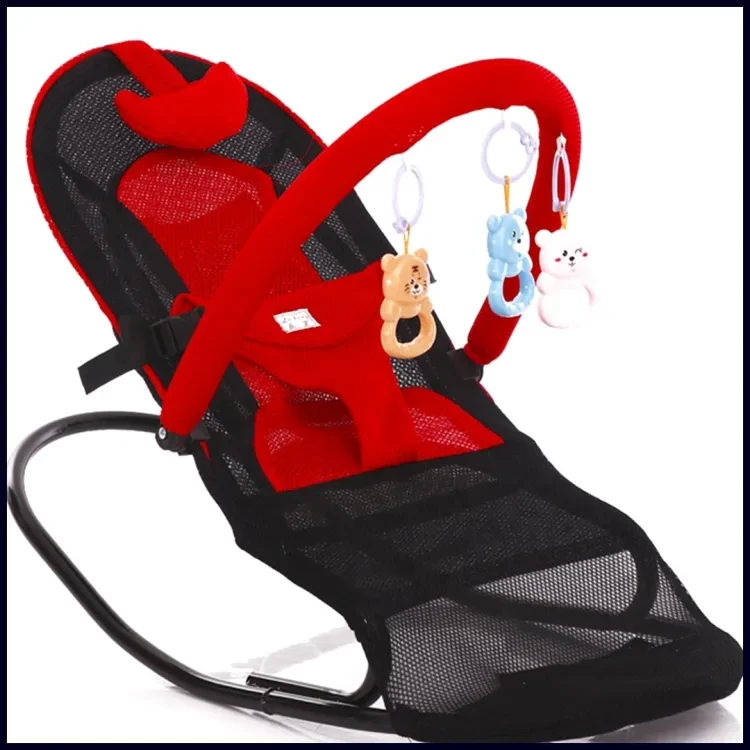 Baby Rocking Chair with Toy Stand