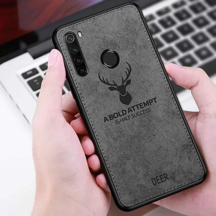 CASIFY For Realme 5i Back Cover Cloth Pattern Shockproof Deer Case