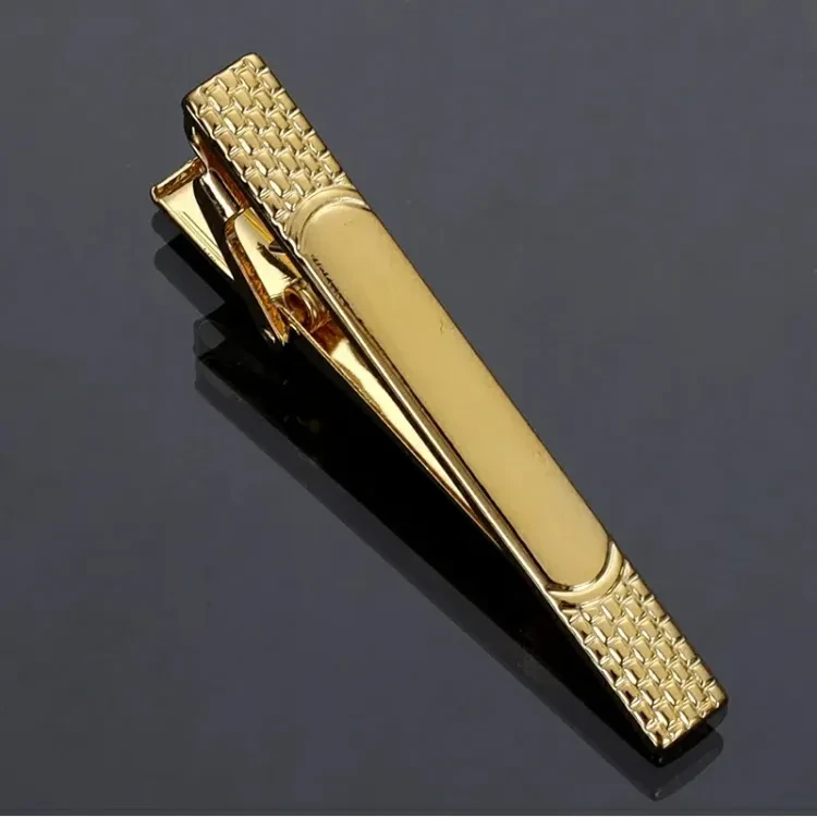 5CM Wedding Tie Clip For Men's Suit and Shirt Accessories with a paper box